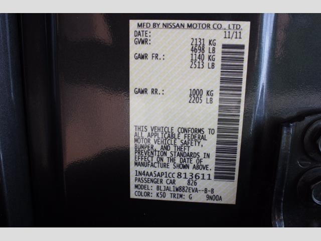 2012 Nissan Maxima 3.5 SV Sedan